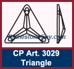 Czech Preciosa 3029 Triangle Sew On